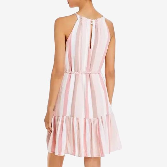 Rails Becca Mini Dress Size XS Chayenne Stripe Cotton Gauze Tiered Flowy - Picture 2 of 2